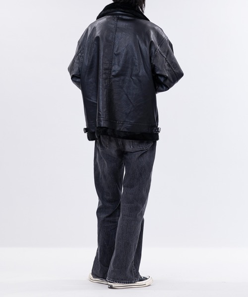 セール】【13】フェイクムートン B-3 フライトジャケット（ムートン