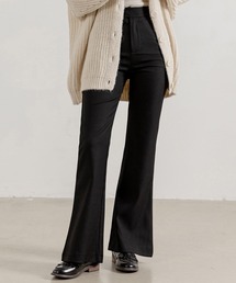 DAY CLOSET | レディース きれいめツイルフレアスラックス(スラックス)