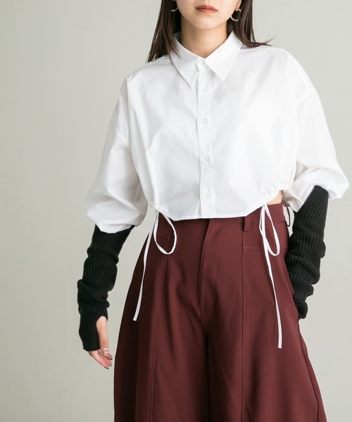 KBF（ケイビーエフ）の「スリットリブアームウォーマー（手袋・レディース・ベージュ/キャメル/チャコールグレー・ONE）」の18枚目の写真