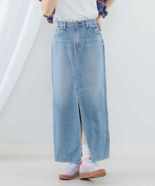 Ray BEAMS（レイビームス）の「RED CARD TOKYO / Cameron デニム スカート（スカート・レディース・ライトブルー・2/1）」の7枚目の写真