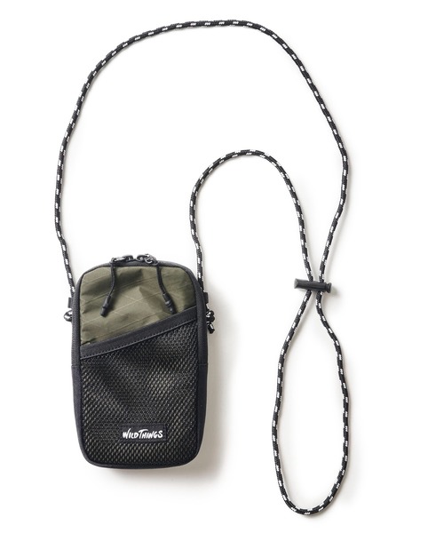 WILD THINGS（ワイルドシングス）の「【WILD THINGS / ワイルドシングス】X-PAC ショルダーポーチ / ミニショルダーバッグ（ショルダーバッグ・メンズ・ベージュ/ブラック/オリーブ・FREE）」の3枚目の写真