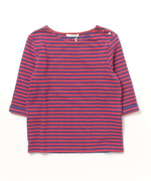 TRANS CONTINENTS(トランスコンチネンツ)の「(SESSUN)EMILE marin long sleev(Tシャツ/カットソー・レディース・レッド・S)」の1枚目の写真