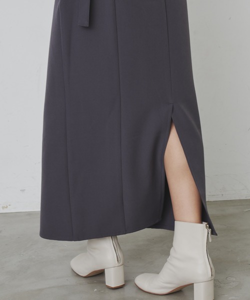 Aunt Marie's(アントマリーズ)の「ビスチェキャミセットアップ【ビスチェ+スカートSET商品】(ワンピース・レディース・アイボリー/グレー・FREE)」の10枚目の写真