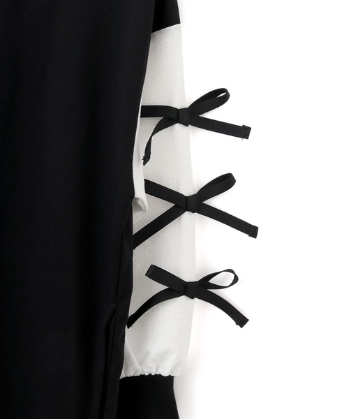 MAKE YOUR DAY（メイクユアデイ）の「リボンいっぱいワンピース■80～140cm（ワンピース・キッズ・グレー/ブラック・130/90/80/120/140/100/110）」の17枚目の写真