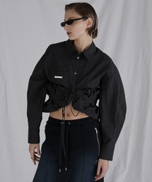 PRANK PROJECT | 【24SPRING PRE ORDER】ボリュームフリルショートシャツ / Voluminous Ruffled Short Shirt(シャツ/ブラウス)