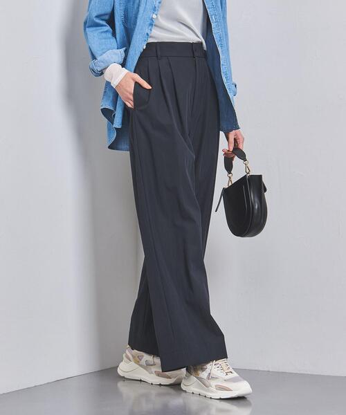 UNITED ARROWS(ユナイテッドアローズ)の「ダブルタック イージー パンツ(その他パンツ・レディース・ライトピンク/ホワイト/ネイビー・38/36/34)」の3枚目の写真