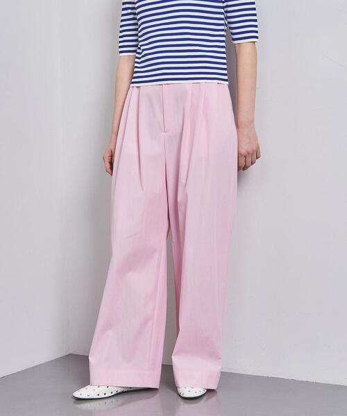UNITED ARROWS(ユナイテッドアローズ)の「ダブルタック イージー パンツ(その他パンツ・レディース・ライトピンク/ホワイト/ネイビー・38/36/34)」の19枚目の写真