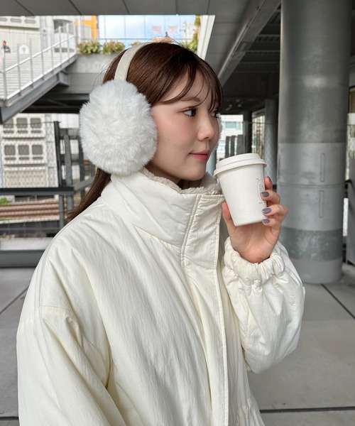 DISCOAT（ディスコート）の「折りたたみイヤマフラー（イヤーマフ