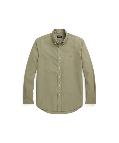 POLO RALPH LAUREN（ポロ ラルフ ローレン）の「クラシック フィット ガーメントダイド オックスフォード シャツ（シャツ/ブラウス・メンズ・グリーン・S/L/M/XS/XL）」の2枚目の写真