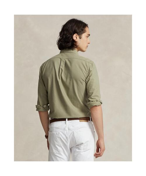 POLO RALPH LAUREN（ポロ ラルフ ローレン）の「クラシック フィット ガーメントダイド オックスフォード シャツ（シャツ/ブラウス・メンズ・グリーン・S/L/M/XS/XL）」の4枚目の写真