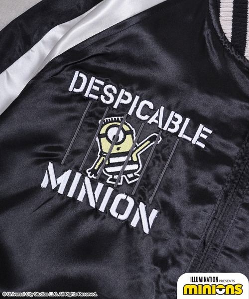 MINIONS（ミニオンズ）の「Minions ミニオンズ スカジャン（スカジャン・レディース・ブラック×シルバー/ブラック×ブラック・L/M/LL）」の22枚目の写真