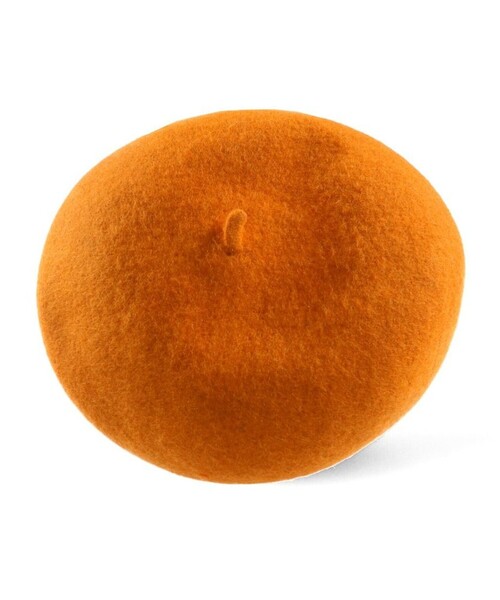 EDWIN（エドウィン）の「【Ou? by EDWIN】ロゴ刺繍ベレー帽（ハンチング/ベレー帽・キッズ・ブラック/オレンジ・L/M）」の5枚目の写真