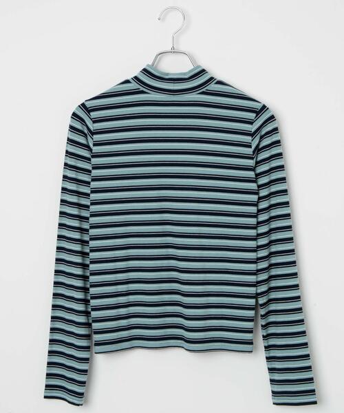 WEGO（ウィゴー）の「WEGO/マルチボーダーロンT（Tシャツ/カットソー・レディース・ブラック/ネイビー・FREE）」の20枚目の写真