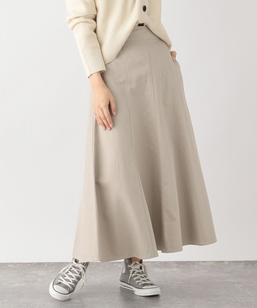 GLOBAL WORK（グローバルワーク）の「GOODデニムフレアスカート/986896（デニムスカート・レディース・ネイビー/グレイッシュベージュ/ブルー・MEDIUM/LARGE）」の6枚目の写真