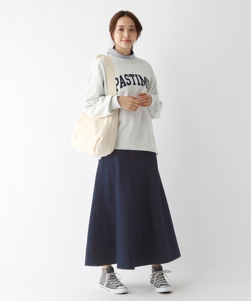 GLOBAL WORK（グローバルワーク）の「GOODデニムフレアスカート