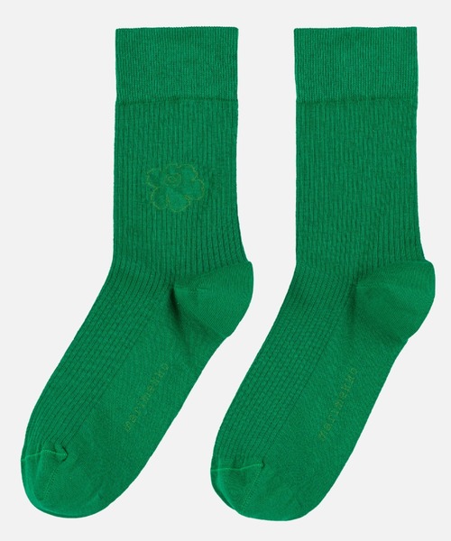 marimekko(マリメッコ)の「Unikko / Taipuisa socks(ソックス/靴下・レディース・ホワイト/オレンジ/ブラック/サックスブルー/グリーン・34/40/37)」の3枚目の写真
