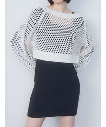 EMODA | クロシェニットワンピース(ワンピース)