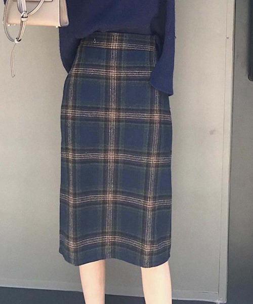 Miniministore(ミニミニストア)の「チェックスカート レディース(スカート・レディース・ネイビー/グレー・XL/L/M)」の3枚目の写真