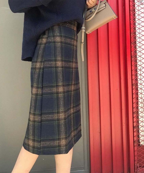 Miniministore(ミニミニストア)の「チェックスカート レディース(スカート・レディース・ネイビー/グレー・XL/L/M)」の5枚目の写真