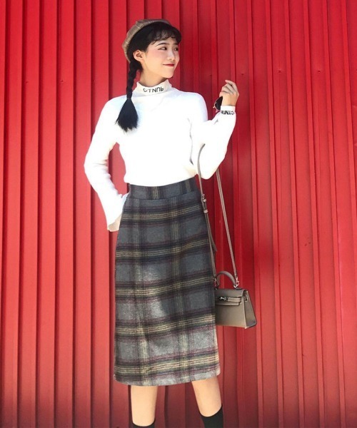 Miniministore(ミニミニストア)の「チェックスカート レディース(スカート・レディース・ネイビー/グレー・XL/L/M)」の12枚目の写真