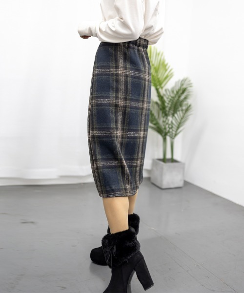 Miniministore(ミニミニストア)の「チェックスカート レディース(スカート・レディース・ネイビー/グレー・XL/L/M)」の15枚目の写真