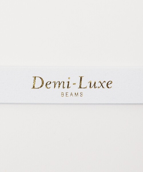 Demi-Luxe BEAMS（デミルクス ビームス）の「Demi-Luxe BEAMS / ラウンドバックル ベルト（ベルト・レディース・ホワイト・ONE SIZE）」の4枚目の写真