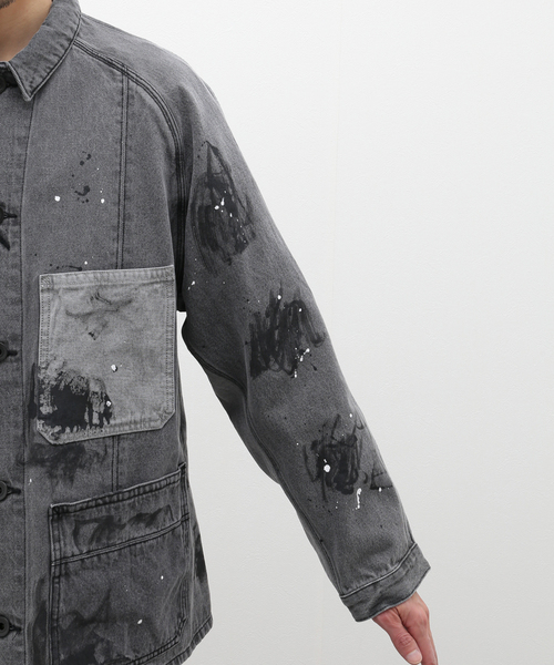 JOURNAL STANDARD J.S HOMESTEAD（ジャーナルスタンダードホームステッド）の「【J.S.Homestead】EURO DETAIL COVERALL（カバーオール・メンズ・ブラック・MEDIUM/LARGE）」の7枚目の写真