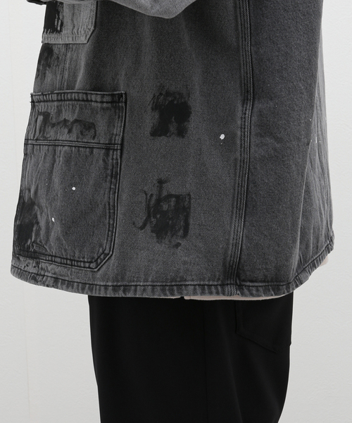 JOURNAL STANDARD J.S HOMESTEAD（ジャーナルスタンダードホームステッド）の「【J.S.Homestead】EURO DETAIL COVERALL（カバーオール・メンズ・ブラック・MEDIUM/LARGE）」の12枚目の写真