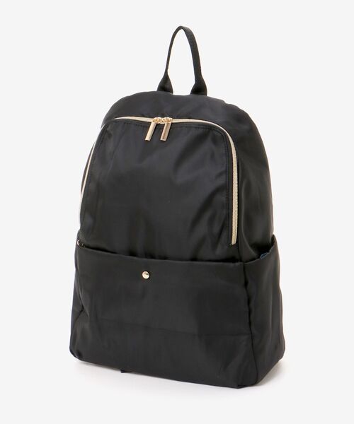 MAJESTIC LEGON（マジェスティックレゴン）の「シンプル軽量リュック（バックパック/リュック・レディース・ベージュ/ライトグレー/ブラック・FREE）」の18枚目の写真