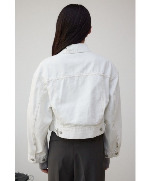 AZUL by moussy（アズールバイマウジー）の「ワイドスリーブデニムジャケット（デニムジャケット・レディース・オフホワイト/ブルー/ワンウォッシュ・FREE）」の9枚目の写真