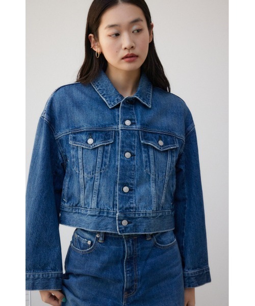 AZUL by moussy（アズールバイマウジー）の「ワイドスリーブデニムジャケット（デニムジャケット・レディース・オフホワイト/ブルー/ワンウォッシュ・FREE）」の15枚目の写真