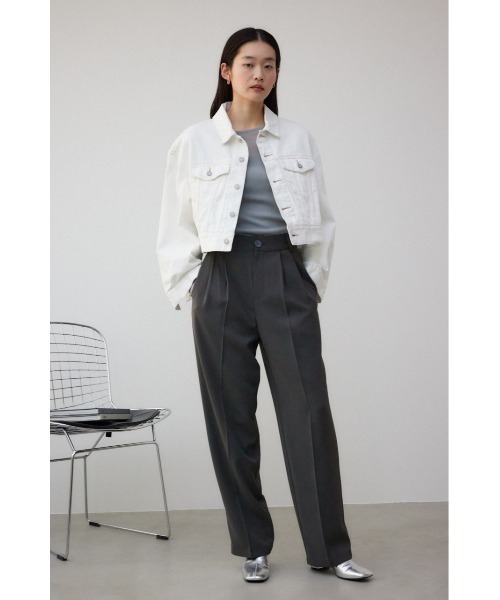 AZUL by moussy（アズールバイマウジー）の「ワイドスリーブデニムジャケット（デニムジャケット・レディース・オフホワイト/ブルー/ワンウォッシュ・FREE）」の6枚目の写真