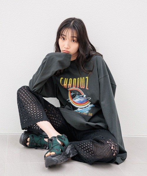 LOWRYS FARM（ローリーズファーム）の「ニットクロシェパンツ 105931（その他パンツ・レディース・アイボリー/その他/ブラック・FREE）」の17枚目の写真