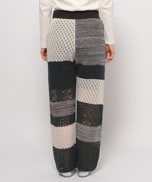 LOWRYS FARM（ローリーズファーム）の「ニットクロシェパンツ 105931（その他パンツ・レディース・アイボリー/その他/ブラック・FREE）」の20枚目の写真