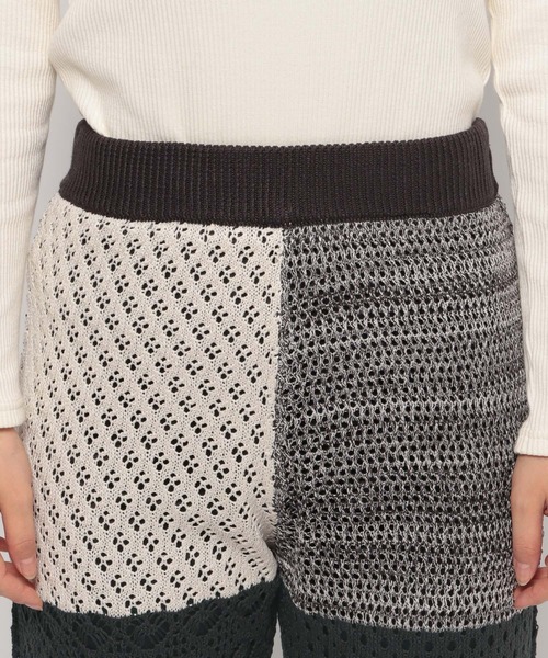 LOWRYS FARM（ローリーズファーム）の「ニットクロシェパンツ 105931（その他パンツ・レディース・アイボリー/その他/ブラック・FREE）」の21枚目の写真