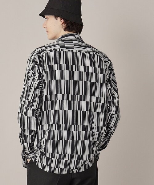 THE SHOP TK （ザ ショップ ティーケー ）の「◆プリントデザインレギュラーカラーシャツ（シャツ/ブラウス・メンズ・ホワイト系8/キャメル/ピンク系9/ネイビー系/ホワイト系5/ネイビー系2・02/03/04）」の20枚目の写真