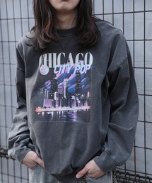 HOOK | HOOK -original-　古着風プリントウォッシュロンTEE(Tシャツ/カットソー)