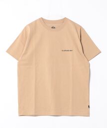 THE MW BOX ST/クイックシルバー半袖ワンポイントバックプリントロゴTシャツ