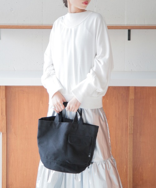 ROOTOTE(ルートート)の「【ROOTOTE】SN.デリ.リサイクルコットン-D トートバッグ 1017(トートバッグ・レディース・グレー/ブラック/アイボリー/カーキ/グリーン/ラベンダー/グリーン系1/イエロー/ライトパープル/レッド・FREE)」の12枚目の写真