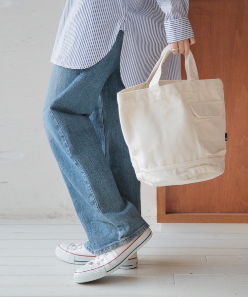 ROOTOTE(ルートート)の「【ROOTOTE】SN.デリ.リサイクルコットン-D トートバッグ 1017(トートバッグ・レディース・グレー/ブラック/アイボリー/カーキ/グリーン/ラベンダー/グリーン系1/イエロー/ライトパープル/レッド・FREE)」の18枚目の写真