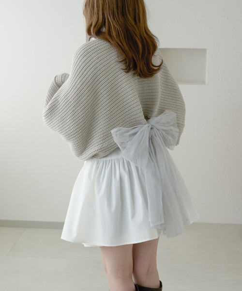 セール】2wayチュールリボントップス／WEB/EC限定商品（Tシャツ