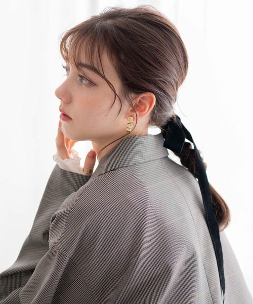 WEGO（ウィゴー）の「WEGO/ベロアリボンゴム（ヘアゴム・レディース・ブラック・FREE）」の8枚目の写真