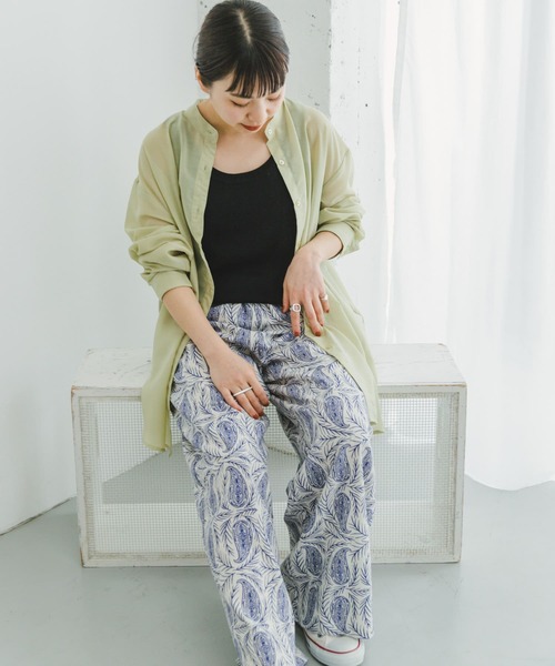 ITEMS URBANRESEARCH(アイテムズ アーバンリサーチ)の「ニットタンクトップ(タンクトップ・レディース・ブラック/ライトベージュ/モカ・FREE)」の7枚目の写真