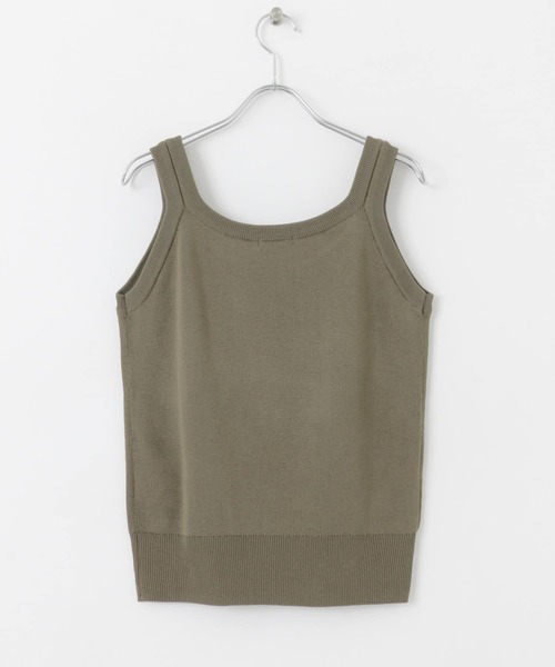 ITEMS URBANRESEARCH(アイテムズ アーバンリサーチ)の「ニットタンクトップ(タンクトップ・レディース・ブラック/ライトベージュ/モカ・FREE)」の13枚目の写真