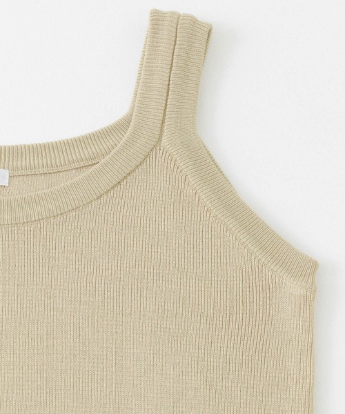 ITEMS URBANRESEARCH(アイテムズ アーバンリサーチ)の「ニットタンクトップ(タンクトップ・レディース・ブラック/ライトベージュ/モカ・FREE)」の15枚目の写真