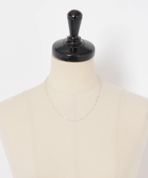 URBAN RESEARCH（アーバンリサーチ）の「decor『デコール』　Dotchain Necklace（ネックレス・レディース・シルバー・-）」の13枚目の写真