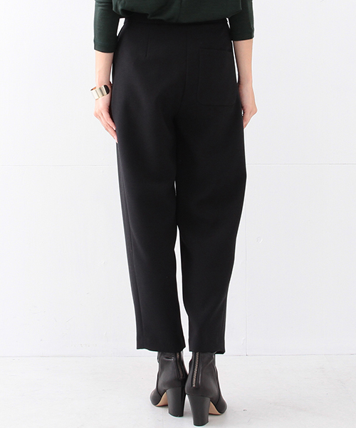 Demi-Luxe BEAMS(デミルクス ビームス)の「Demi-Luxe BEAMS / ストレッチ Wタックパンツ(その他パンツ・レディース・ライトグレー/ブラック・38/36)」の12枚目の写真