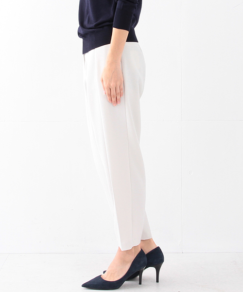 Demi-Luxe BEAMS(デミルクス ビームス)の「Demi-Luxe BEAMS / ストレッチ Wタックパンツ(その他パンツ・レディース・ライトグレー/ブラック・38/36)」の6枚目の写真