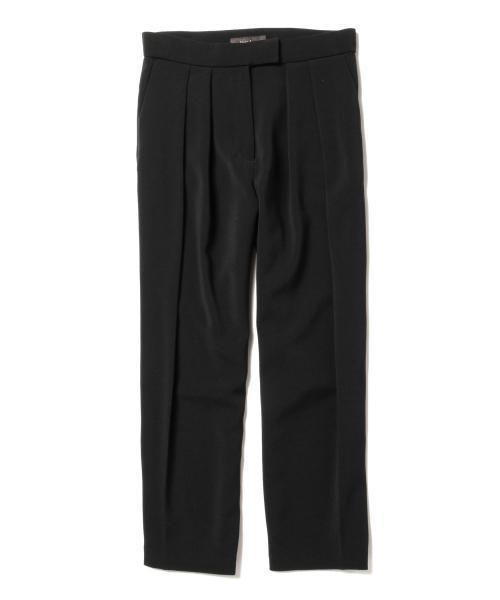 Demi-Luxe BEAMS(デミルクス ビームス)の「Demi-Luxe BEAMS / ストレッチ Wタックパンツ(その他パンツ・レディース・ライトグレー/ブラック・38/36)」の3枚目の写真
