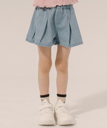 URBAN CHERRY（アーバンチェリー）の「プリーツデニムショートパンツ（デニムパンツ・キッズ）」
